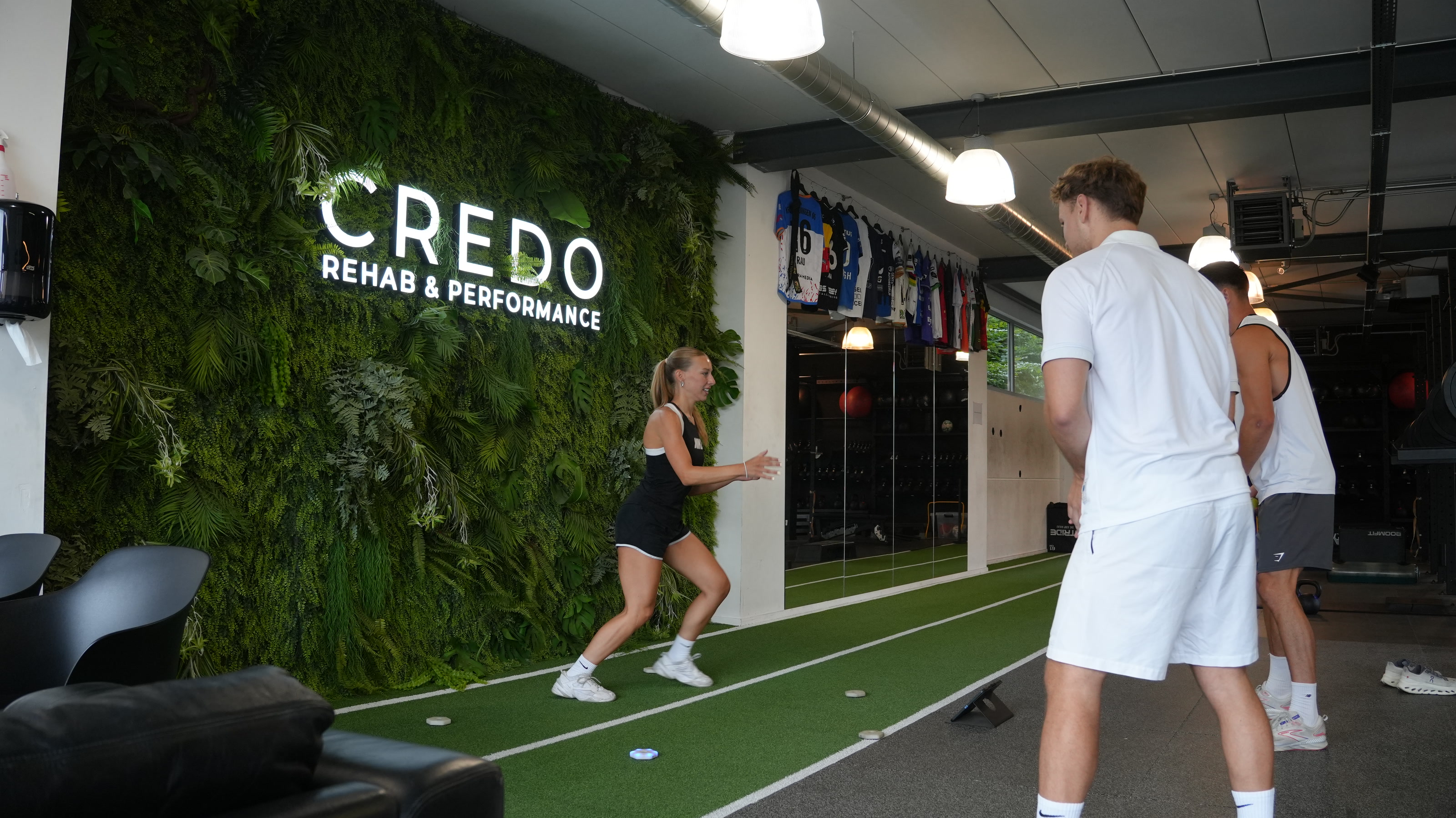 Credo&rsquo;s indoor track and gym in Diepenbeek.